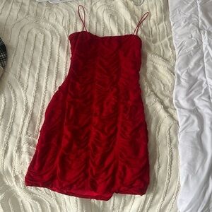 Red dress